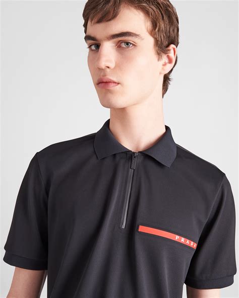 black prada polo shirt outfit|prada polo shirts for men.